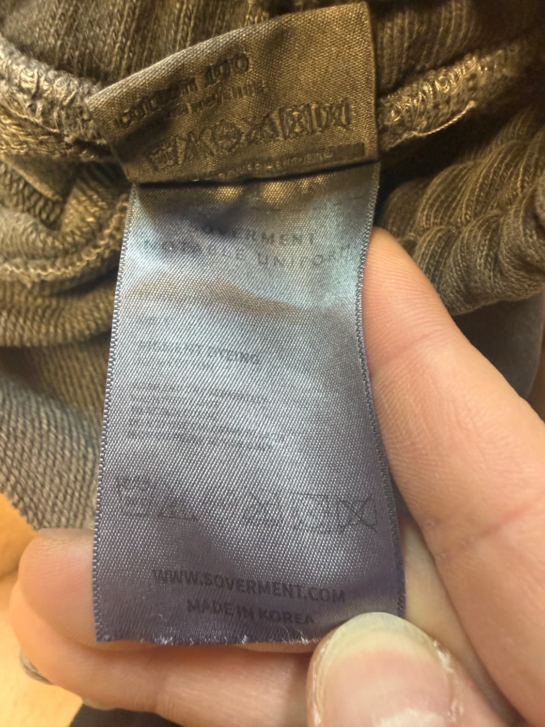 [새상품] 소버먼트 피그먼트 조거 차콜 L 상품이미지5