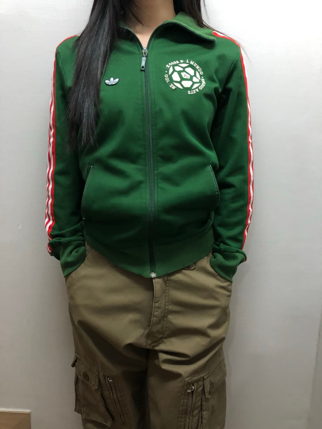 빈티지 아디다스 멕시코 그린 져지 상품이미지3