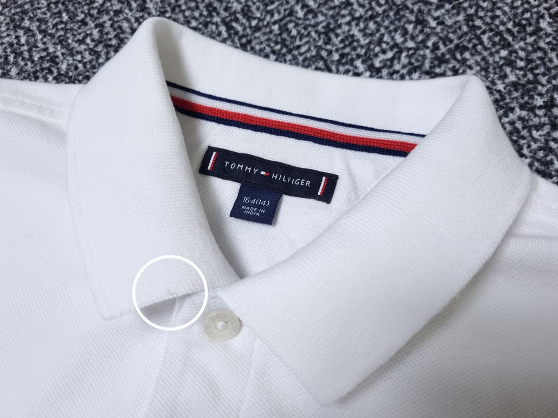 [무료배송][160]타미힐피거 키즈 피케 반팔티 카라티 상품이미지6