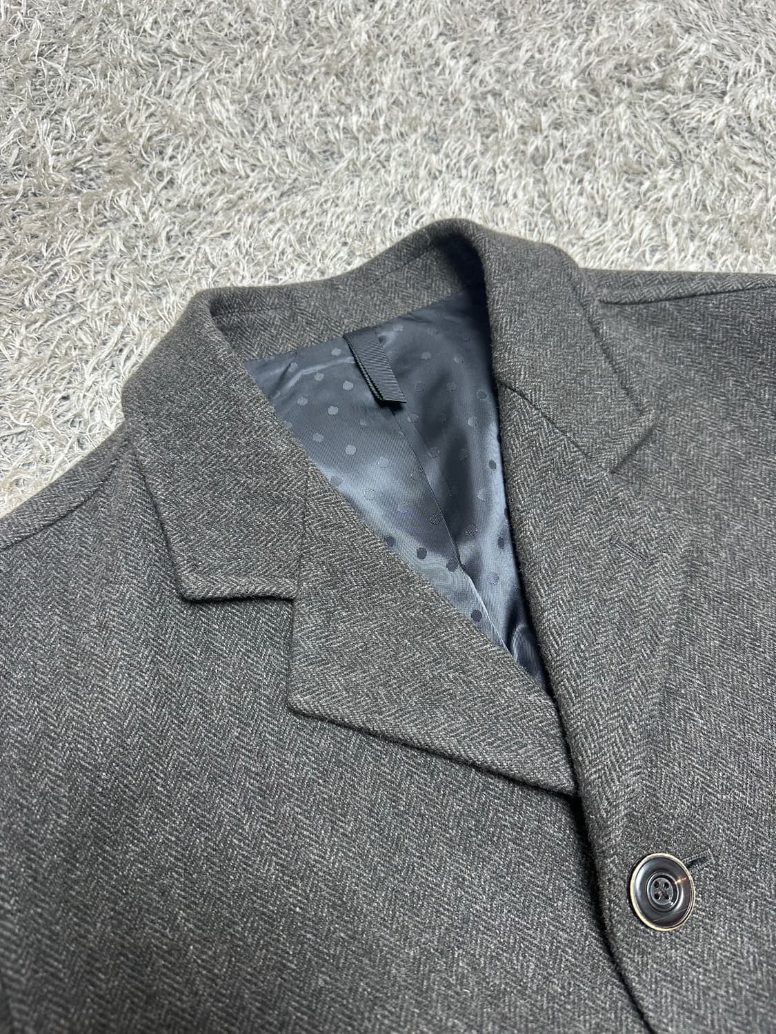 정가50) 커스텀멜로우 헤링본 울 자켓(블레이저) 상품이미지4