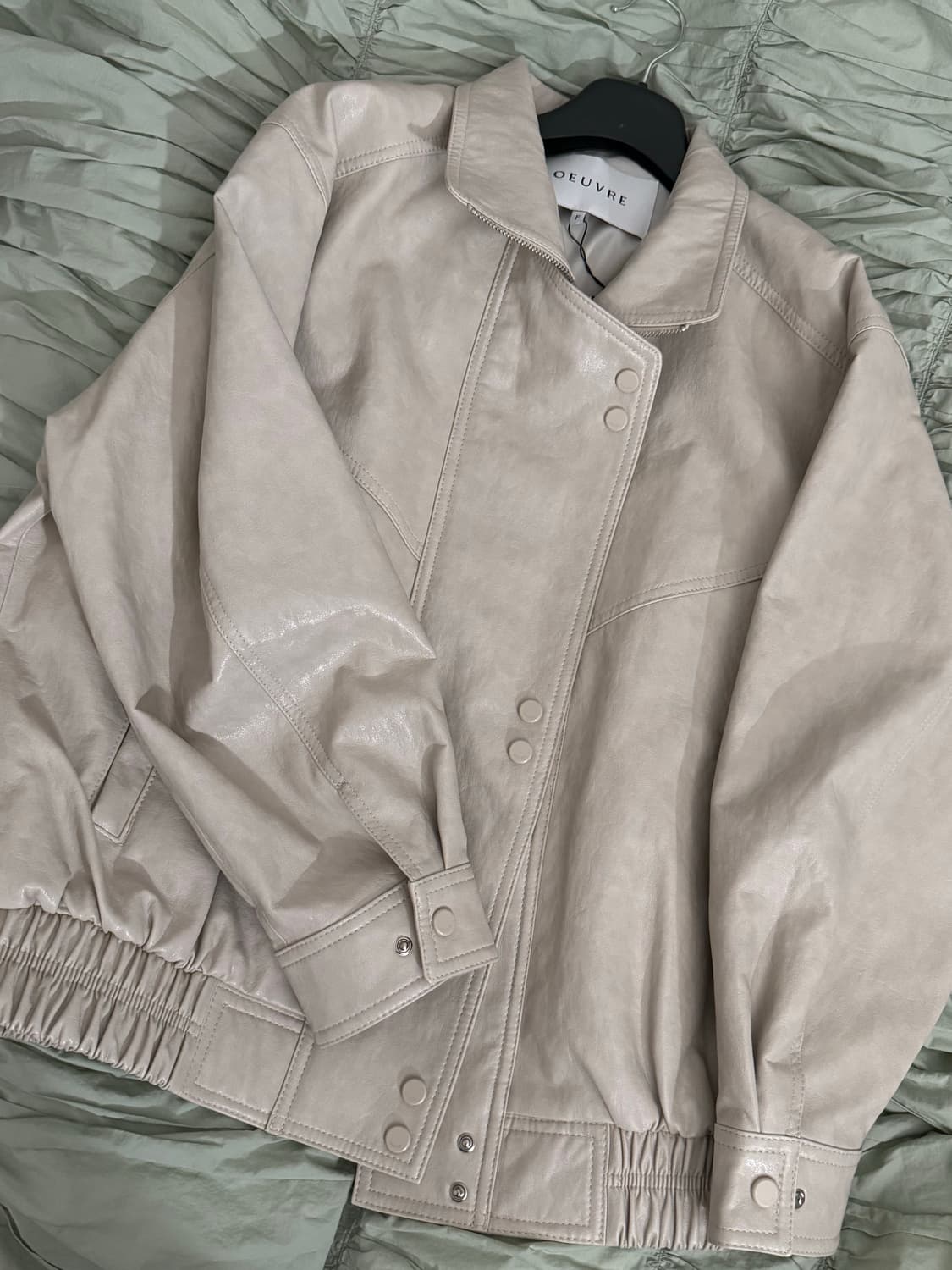 루에브르 레더 자켓 상품이미지1