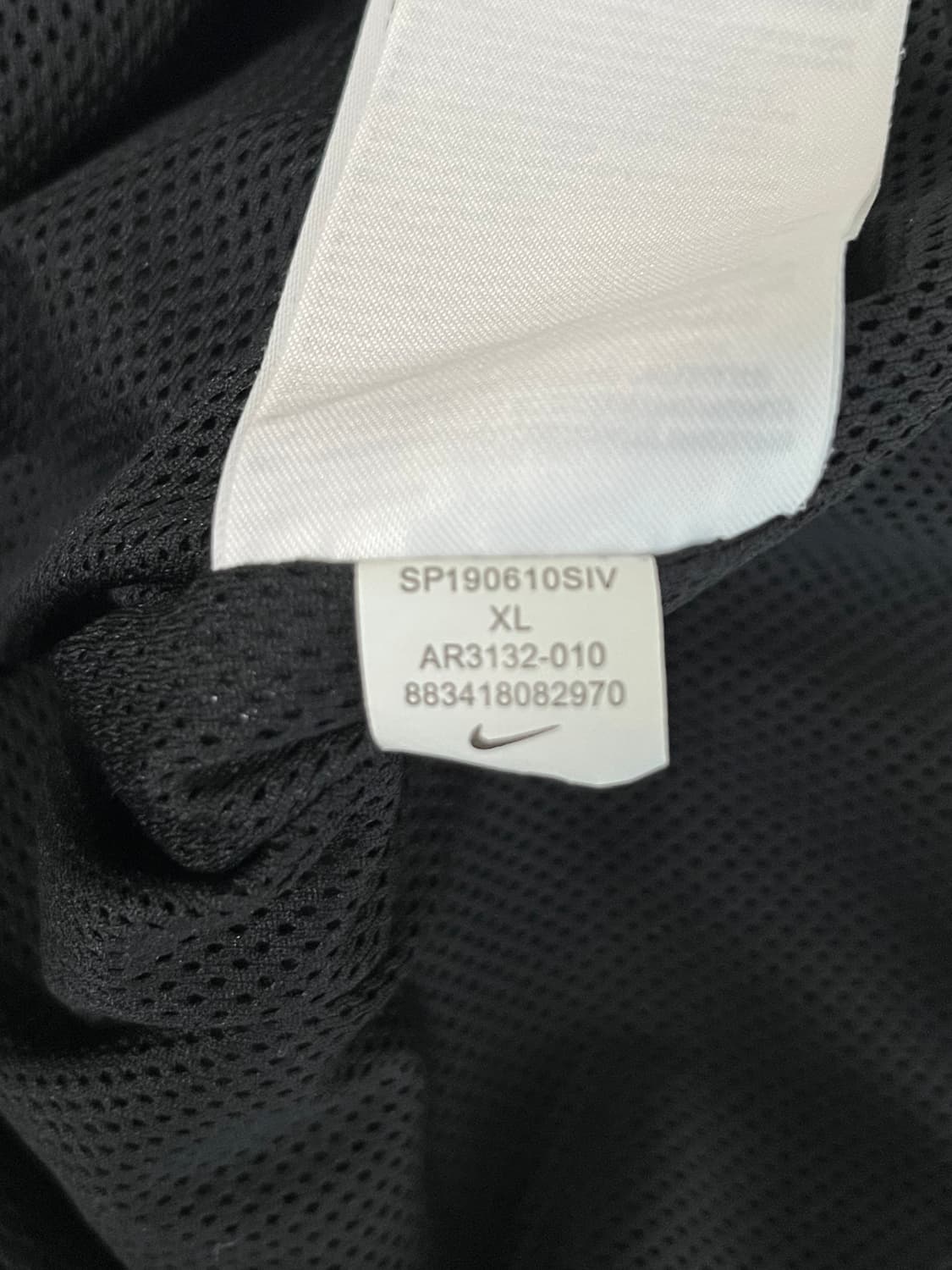 XL) 나이키 빅스우시 우븐 바람막이 자켓 블랙 상품이미지4