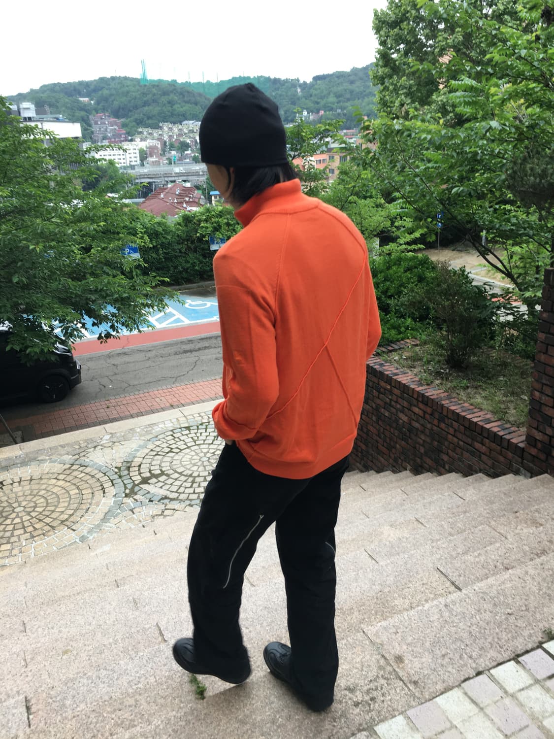 어콜드월 패널  울 집업 상품이미지2