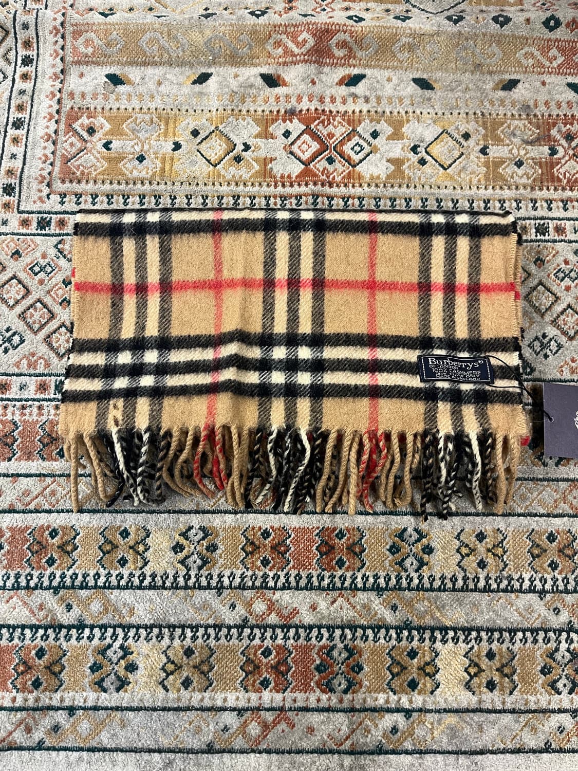 버버리 체크 머플러 #csz2782 상품이미지1