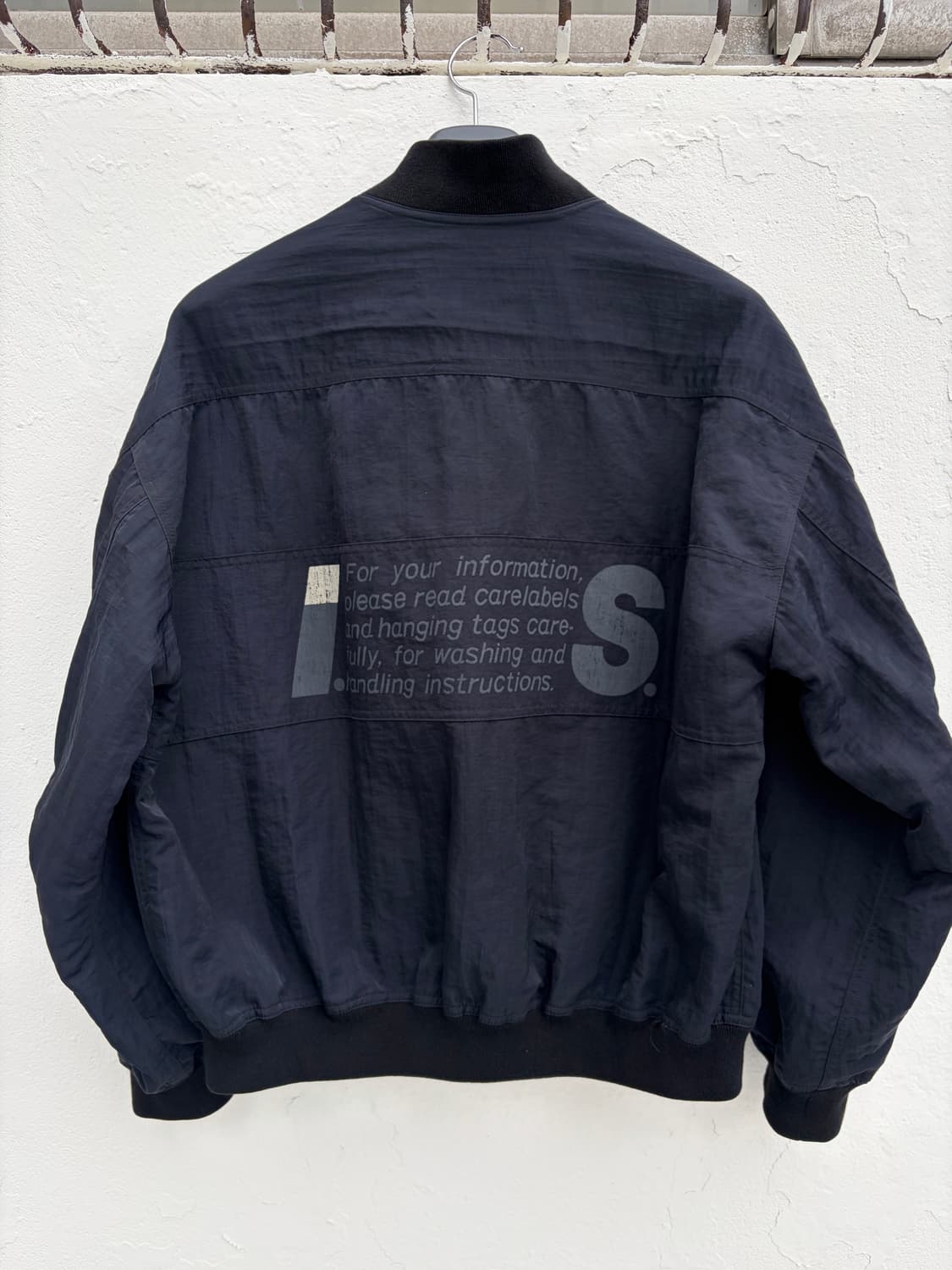 80s 이세이 미야케 스포츠 나일론 봄버 상품이미지3