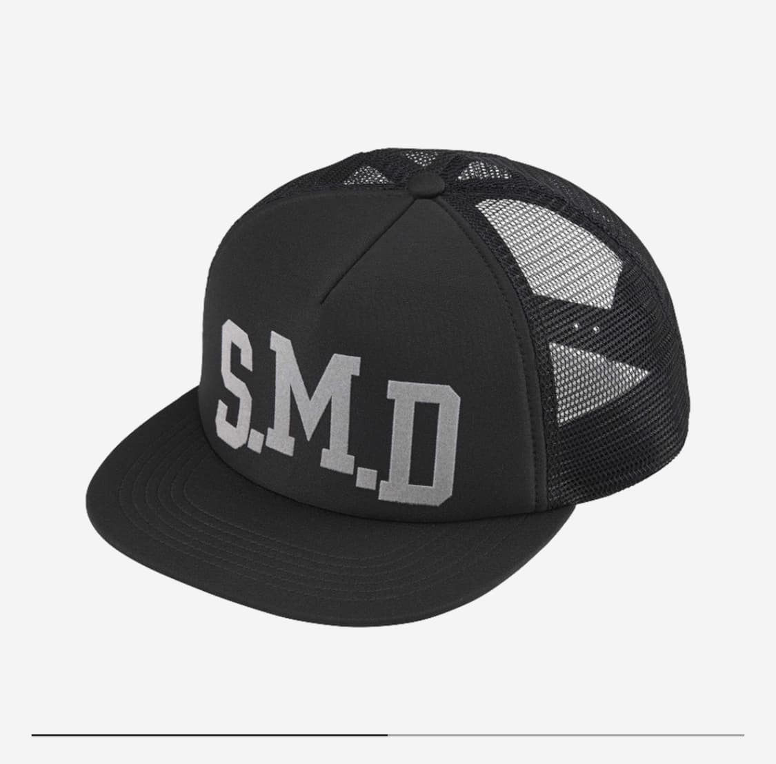 슈프림 모자 SMD 메쉬 백 5-패널 블랙 새상품 상품이미지1