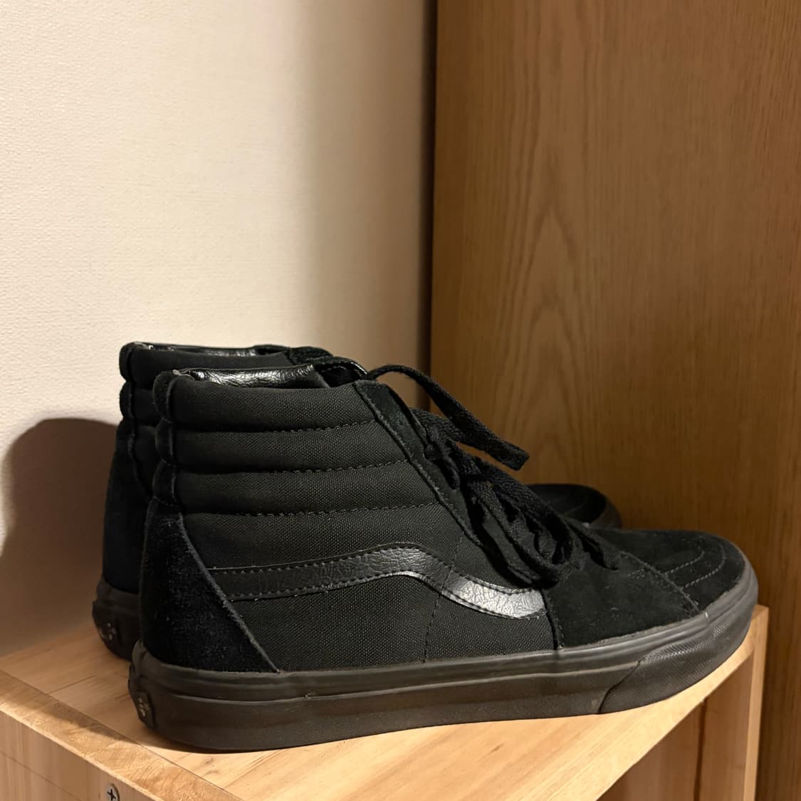 00s Vans Sk-8 hi Triple Black   상품이미지5