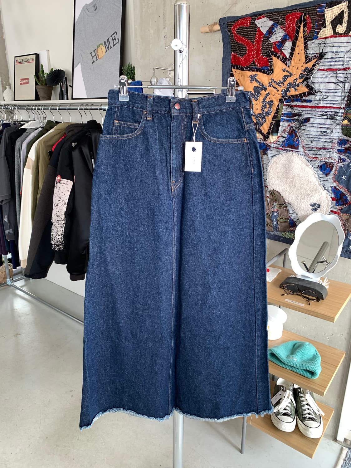 Kapital 캐피탈 데님 롱스커트 상품이미지2