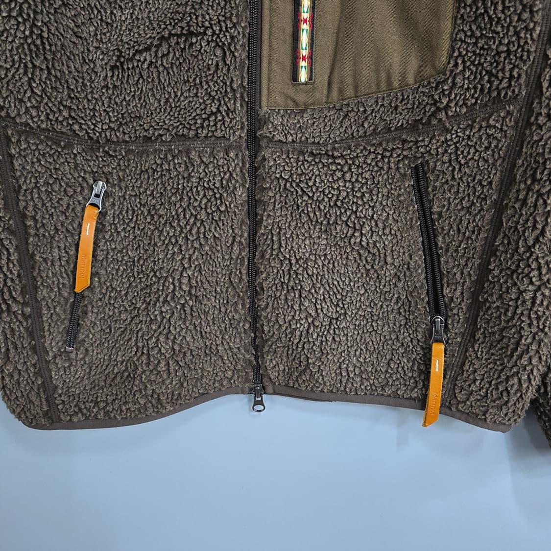 마모트(Marmot) 쉐르파 플리스 집업 자켓 브라운 90 상품이미지3