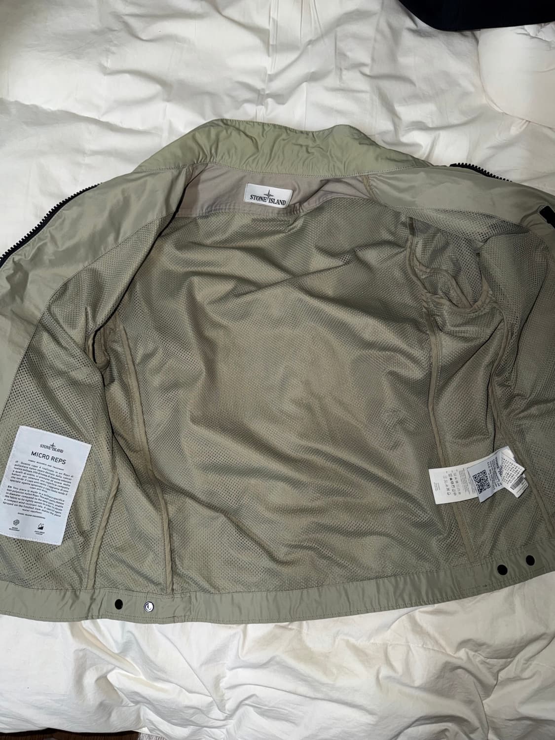 스톤 아일랜드 마이크로 렙스 보머 재킷 m 상품이미지4