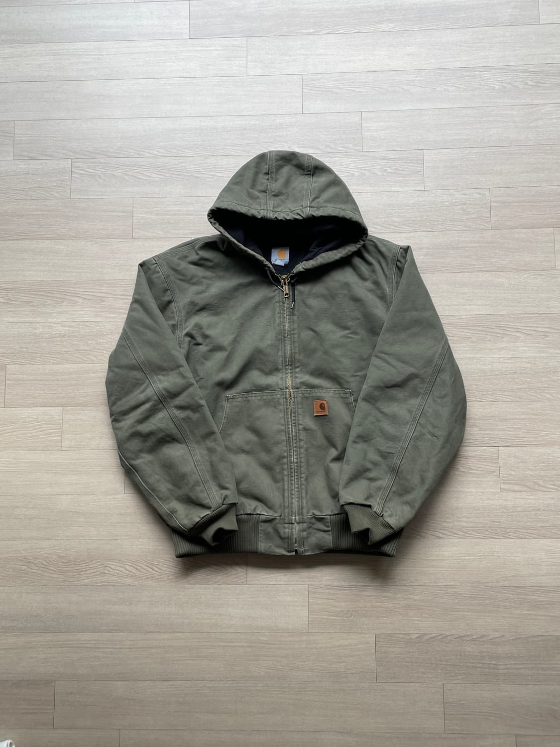 칼하트 j130 ARG 아미그린 액티브 샌드스톤 carhartt 빈티지 상품이미지1