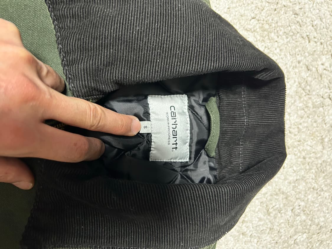 칼하트 디트로이트wip og스몰s 올리브 판매 상품이미지3