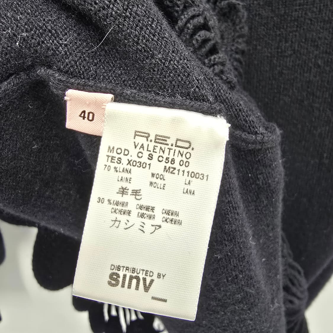 R.E.D Valentino 울 캐시미어 니트 원피스 상품이미지7