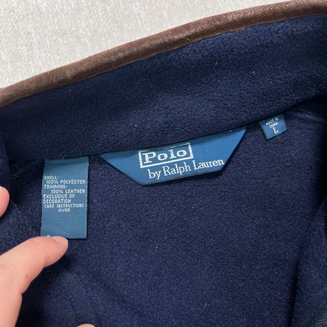 100 폴로랄프로렌 플리스 블루종 자켓 상품이미지3
