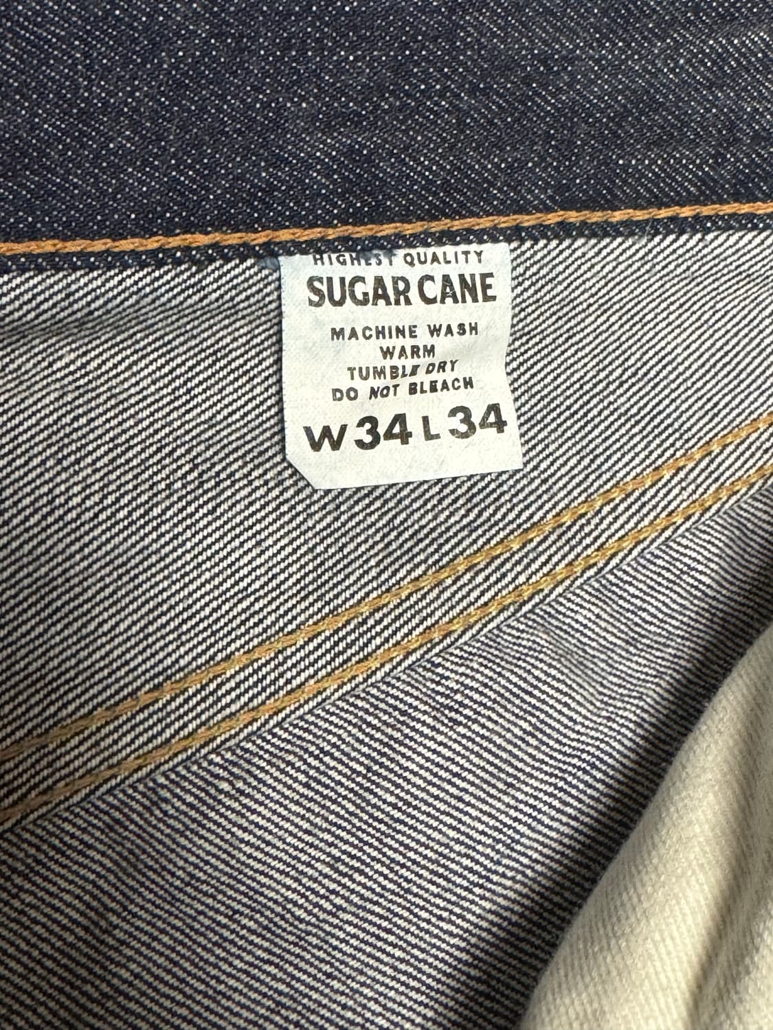 슈카케인 1947데님 34/34 셀비지 상품이미지3