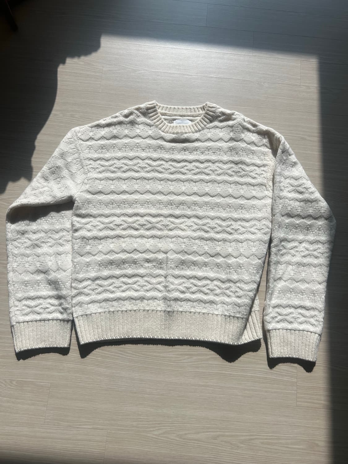 솔로이스트 20aw 아란 니트 상품이미지1