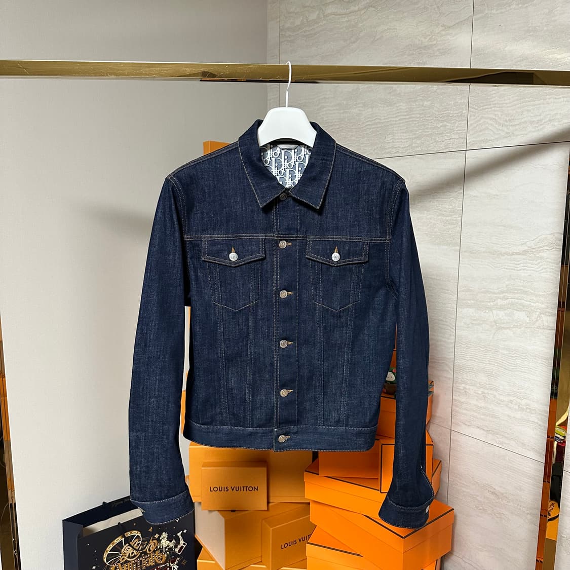 [50사이즈]디올 오블리크 청자켓 상품이미지1