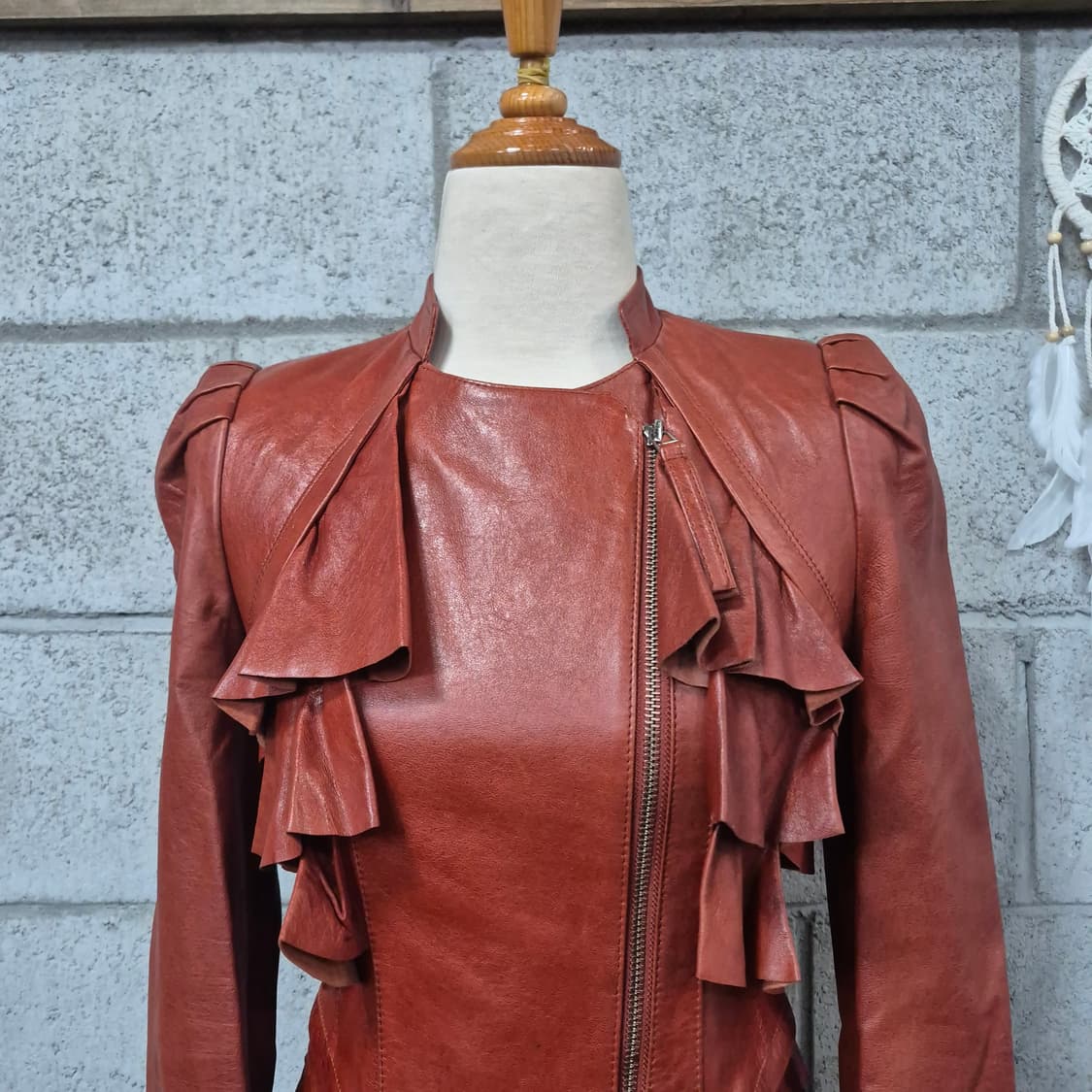 에고이스트 프릴 양가죽자켓  상품이미지4