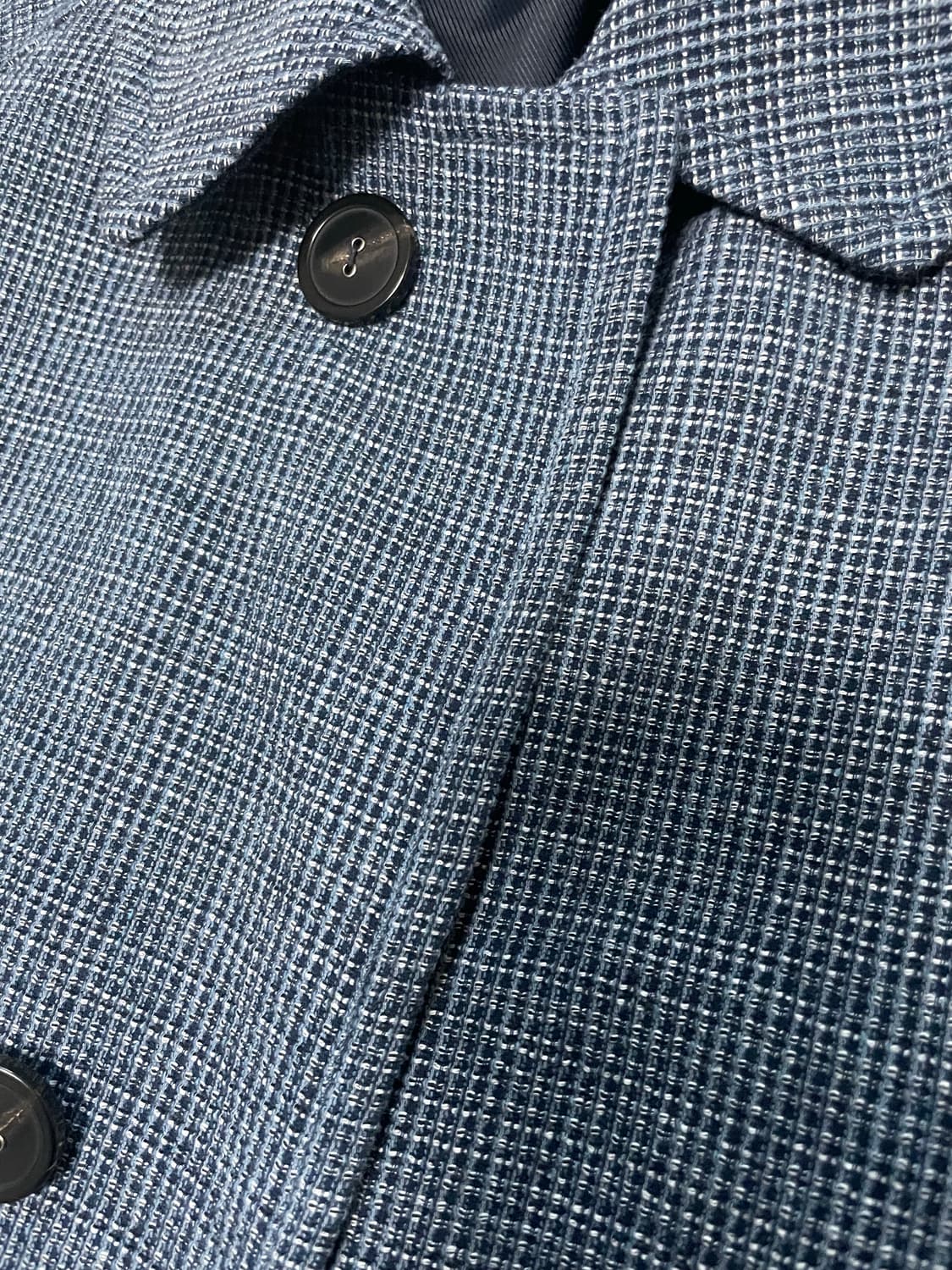 새상품급 커스텀멜로우 남성 체크코트 38/00 상품이미지3