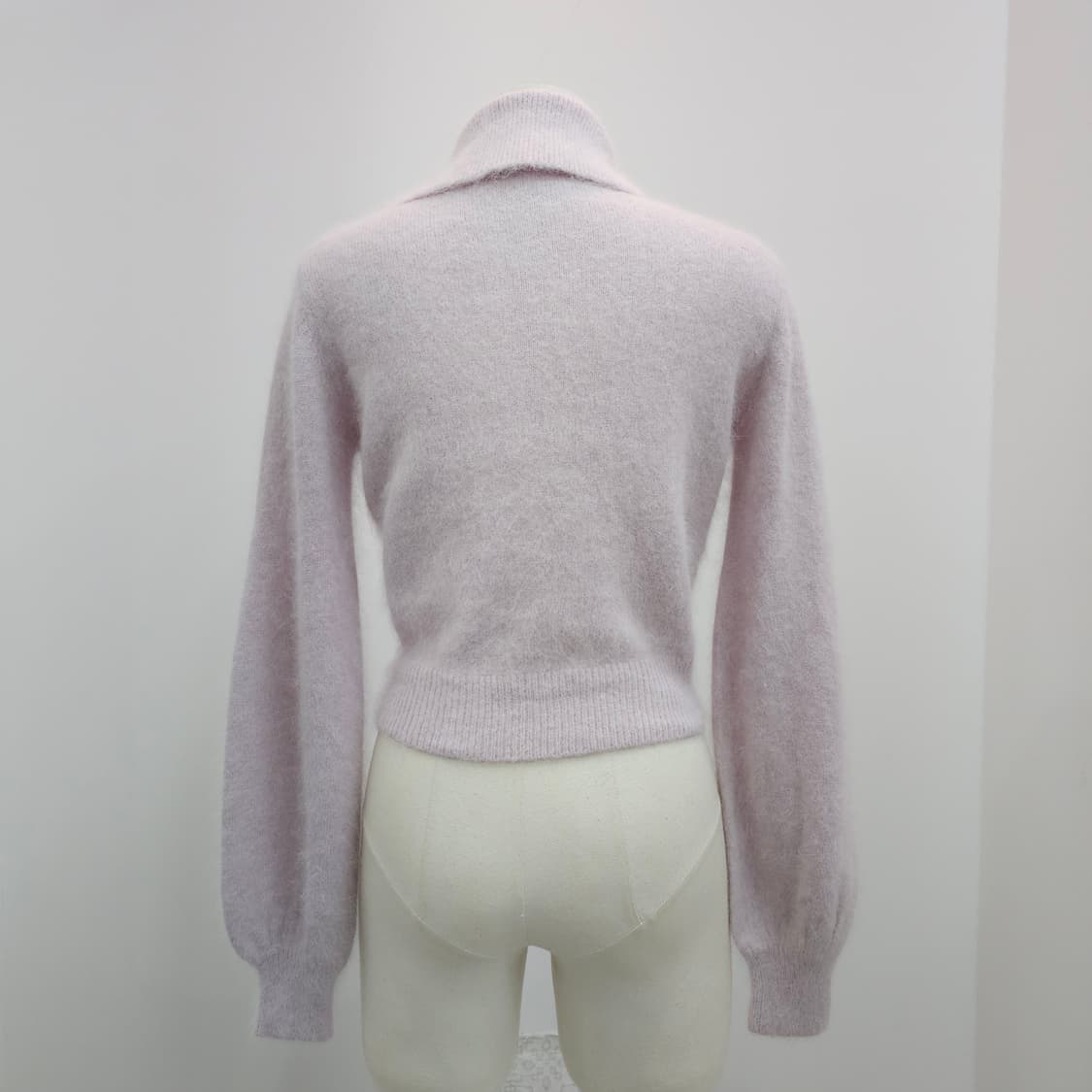 앙고라 소프트핑크 터틀넥 니트 상품이미지3