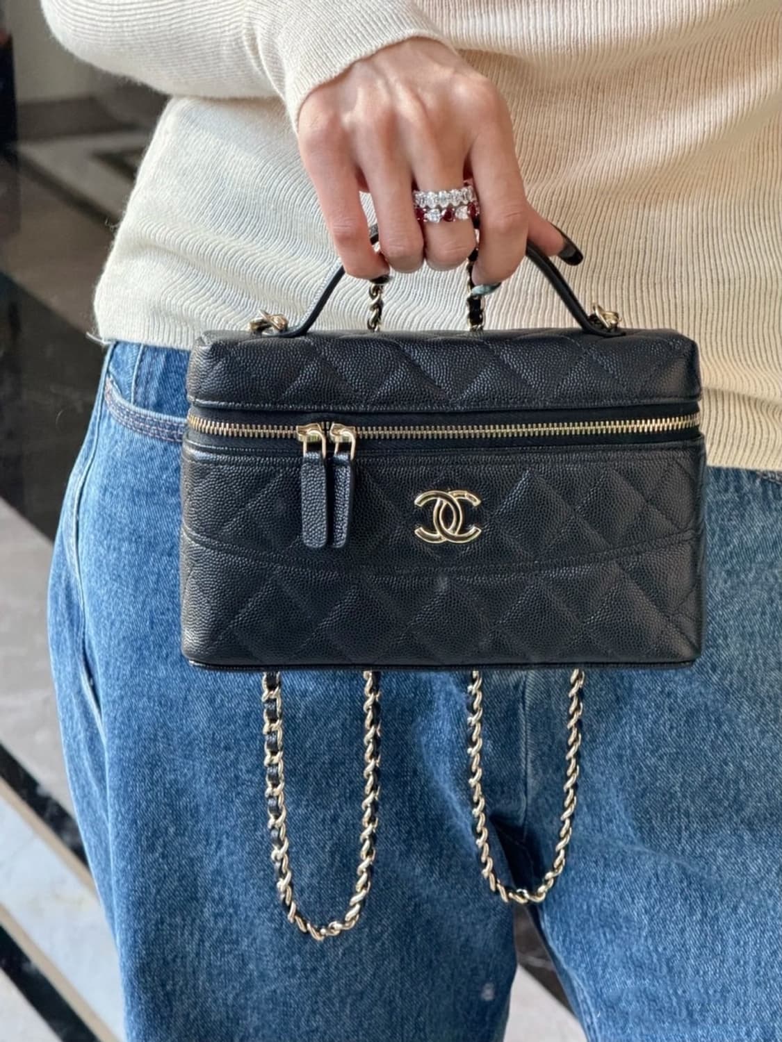 깜짝세일(새상품)정품 샤넬 뷰티백 상품이미지2