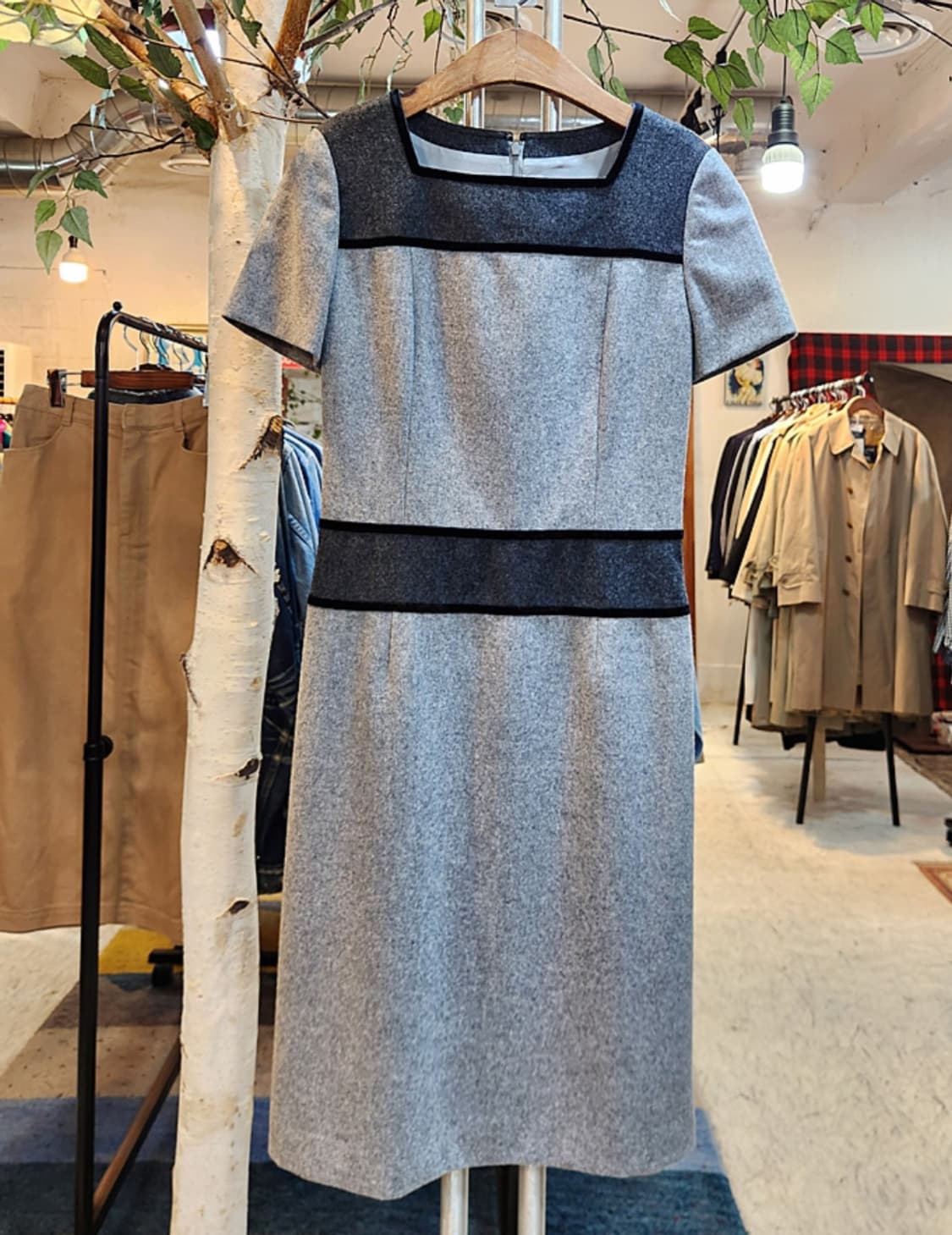 Courreges 꾸레쥬 일본판 울 자켓 + 원피스 셋업 상품이미지8