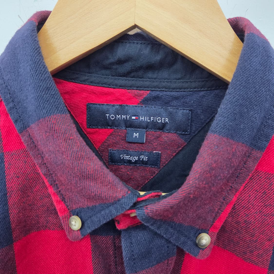 타미힐피거 체크 셔츠 남m 상품이미지4