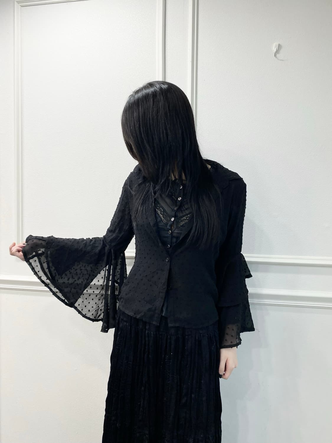 [RESEXY]2000s Goth&Gothic Frill Detail S 상품이미지2
