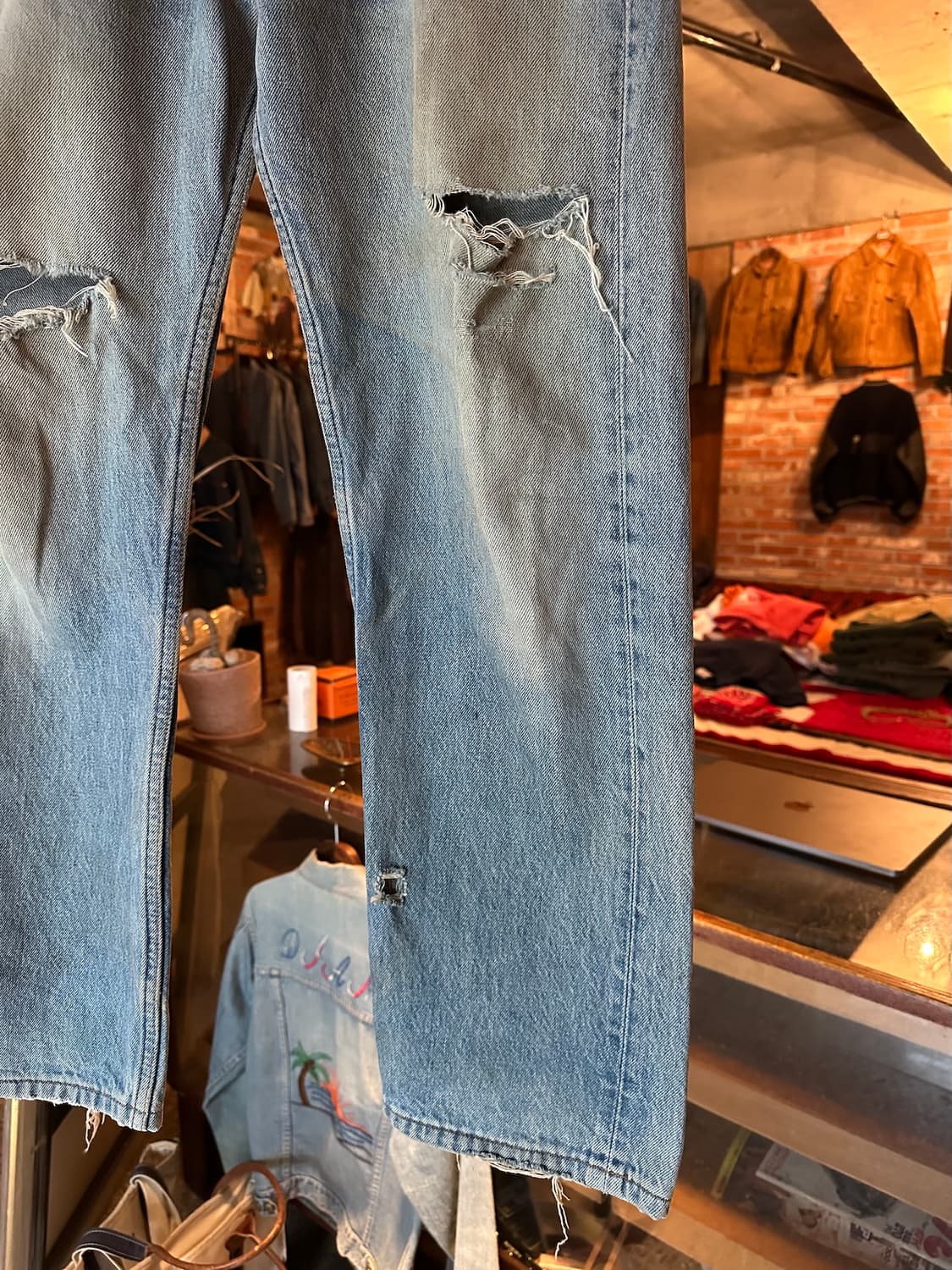 90s USA 빈티지 리바이스 501xx 0000 데님 팬츠 상품이미지5