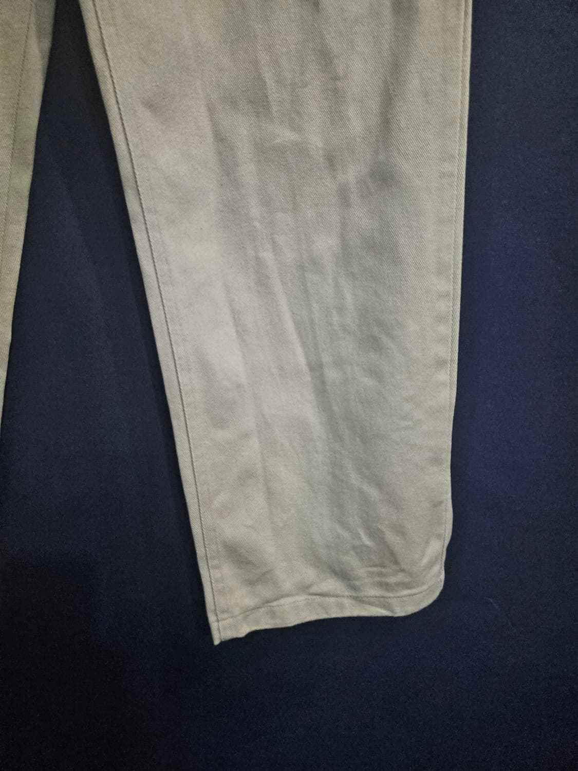 플라스틱 프로덕트 베이지 남성 허리 30 넉넉한 데님팬츠  상품이미지6