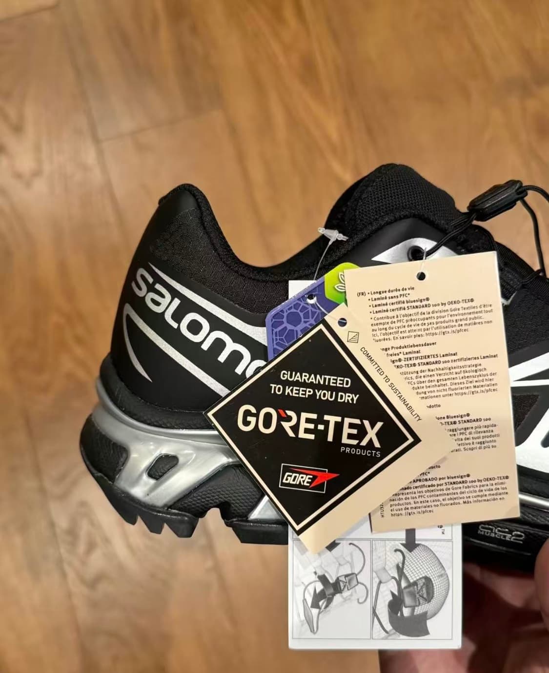 살로몬 XT-6 고어텍스 블랙 실버 240MM 상품이미지3