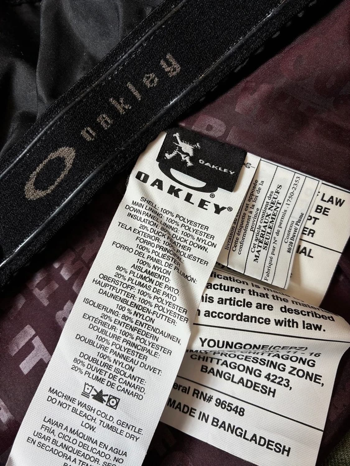 오클리 Oakley 00's 드리프터 다운 패딩 PN8293 상품이미지8