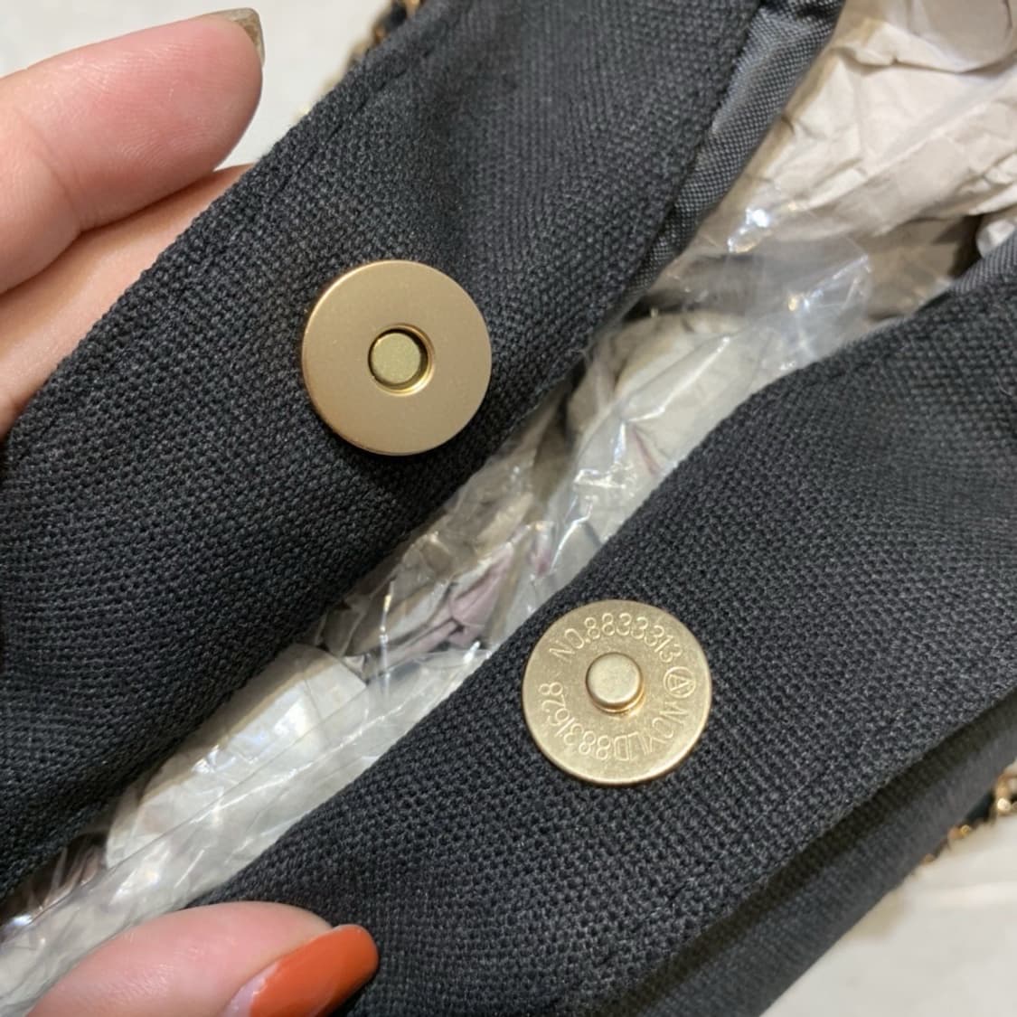 샤넬뷰티 골드체인 숄더백 블랙 상품이미지8