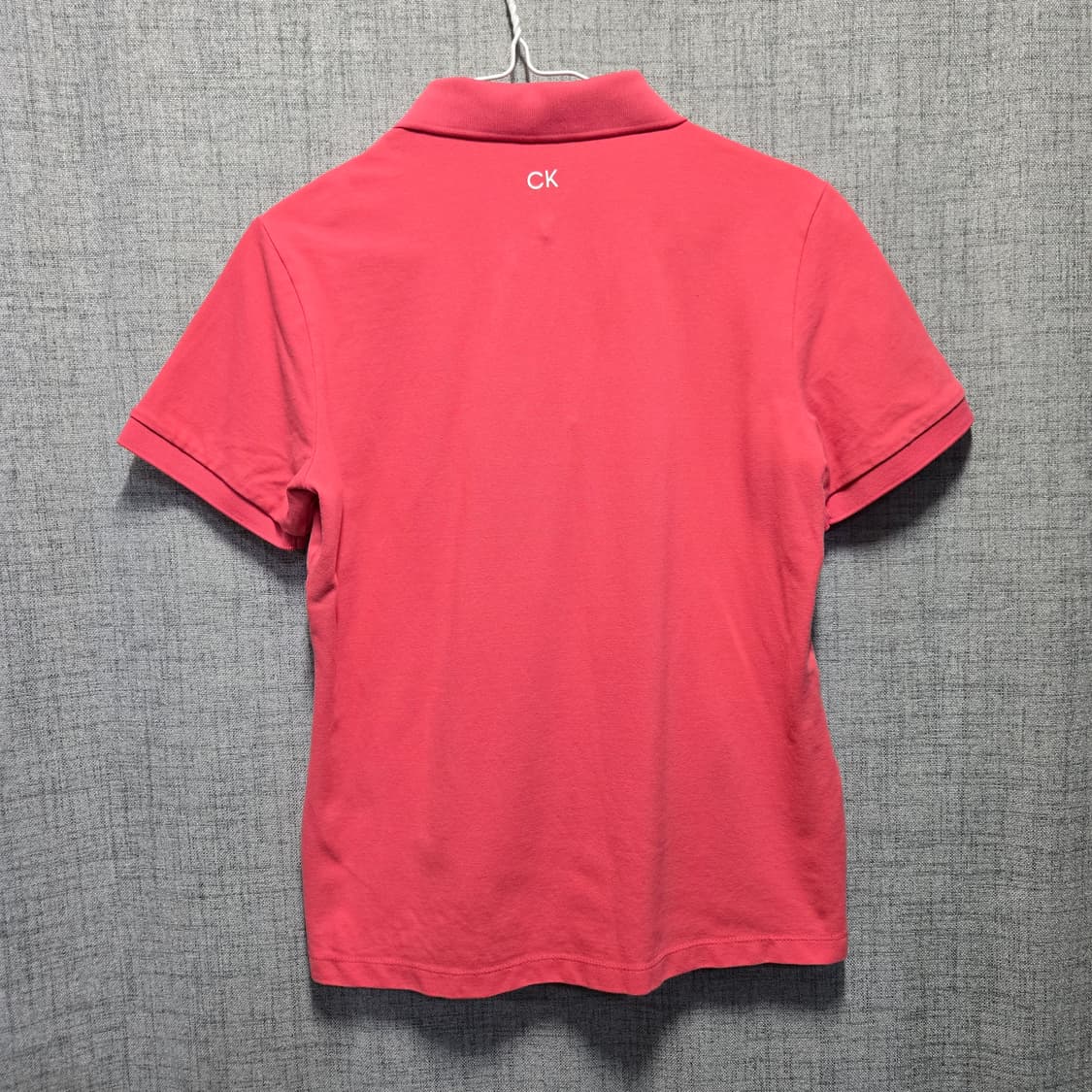 캘빈클라인 핑크 CK 로고 반팔 폴로티  상품이미지2