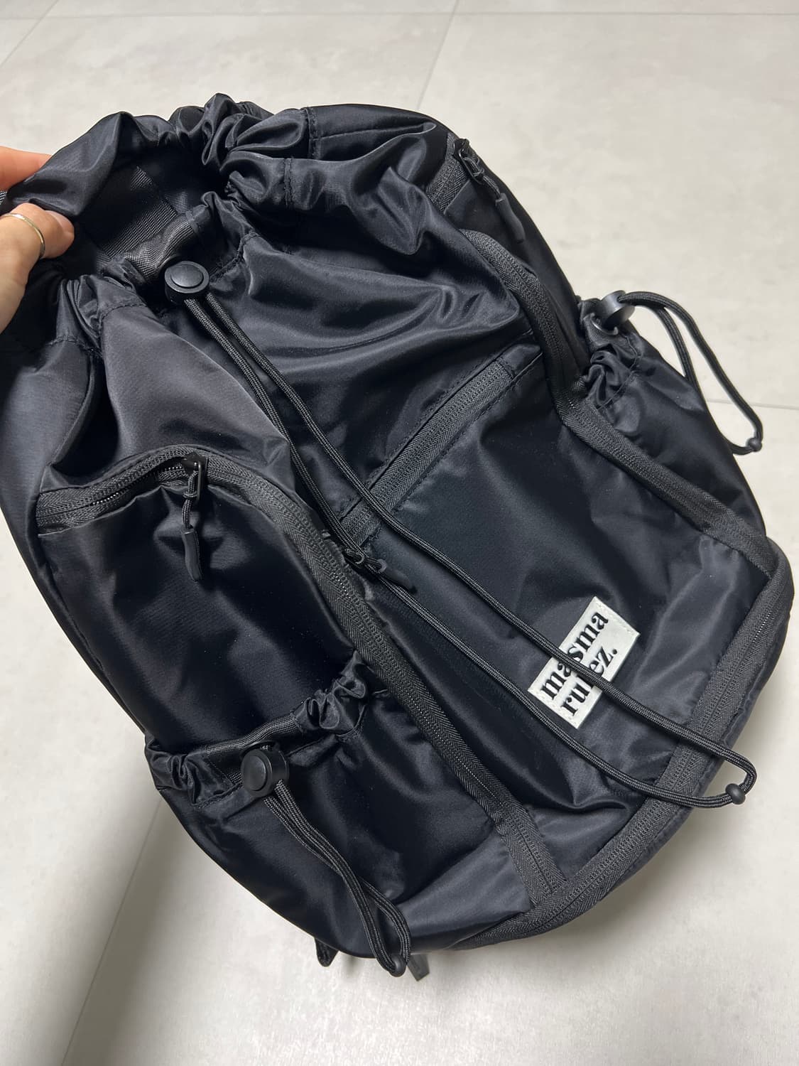 마스마룰즈 나일론 스트링 백팩 상품이미지3