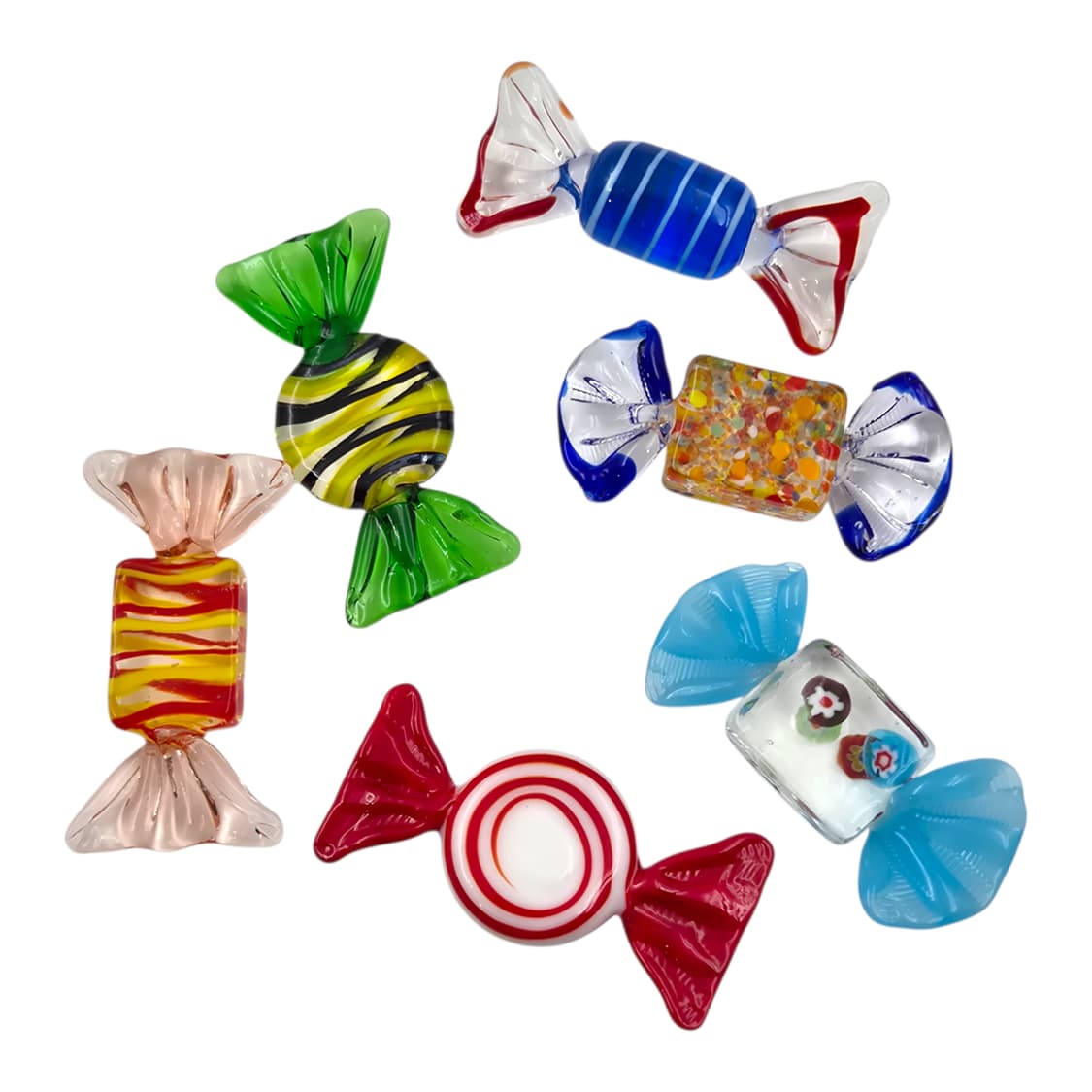 80s 이탈리아 무라노 핸드블로운 빅 캔디 세트 상품이미지3