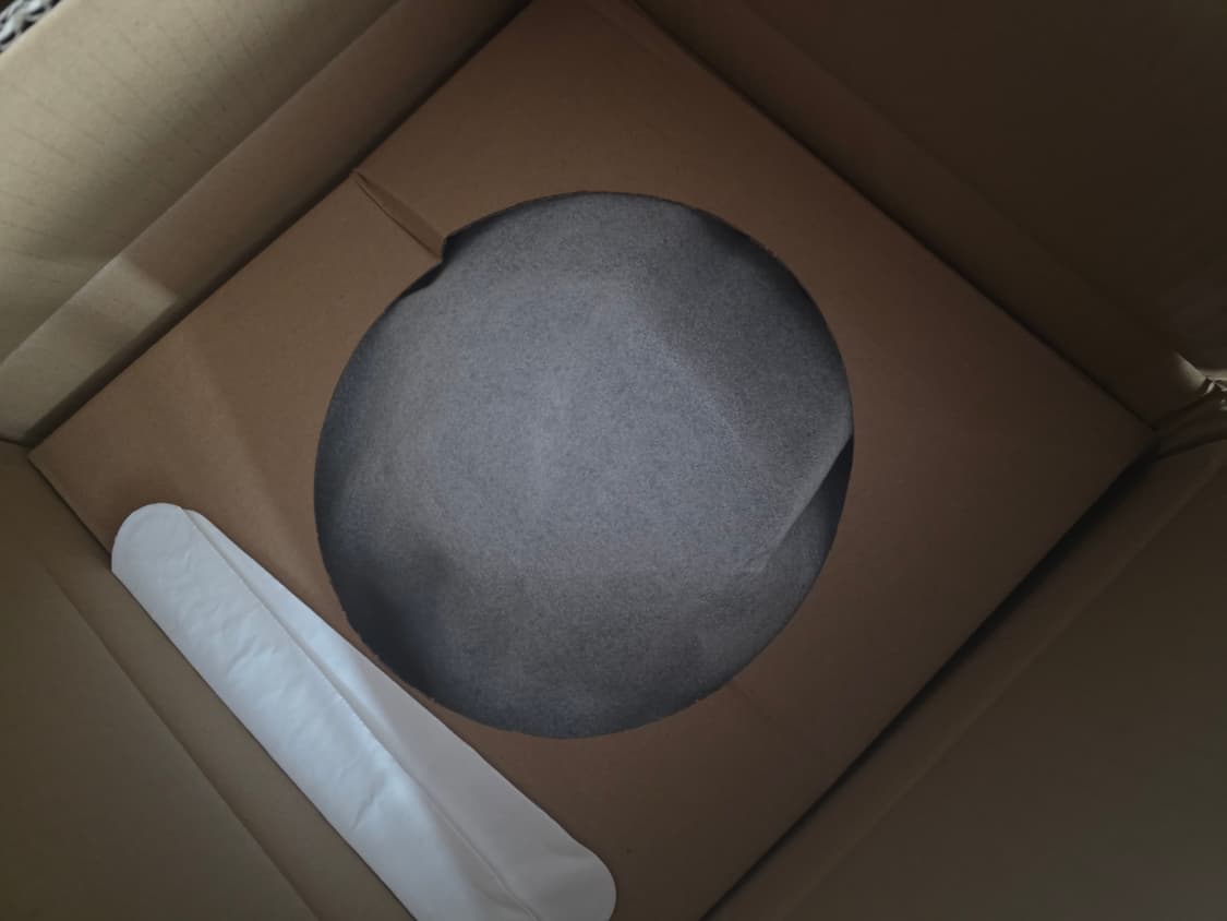 프리미엄 100%양모 페도라 그레이 사이즈 55cm 남여공용 (작은 두상 상품이미지6