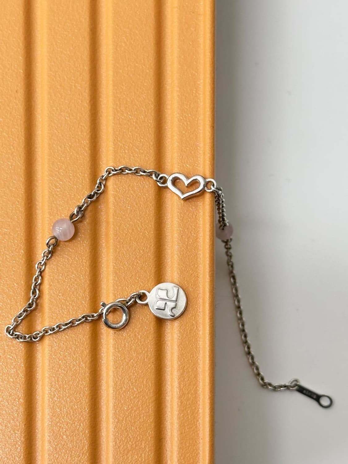 courreges / 꾸레쥬 실버925 하트 펜던트 팔찌  상품이미지2