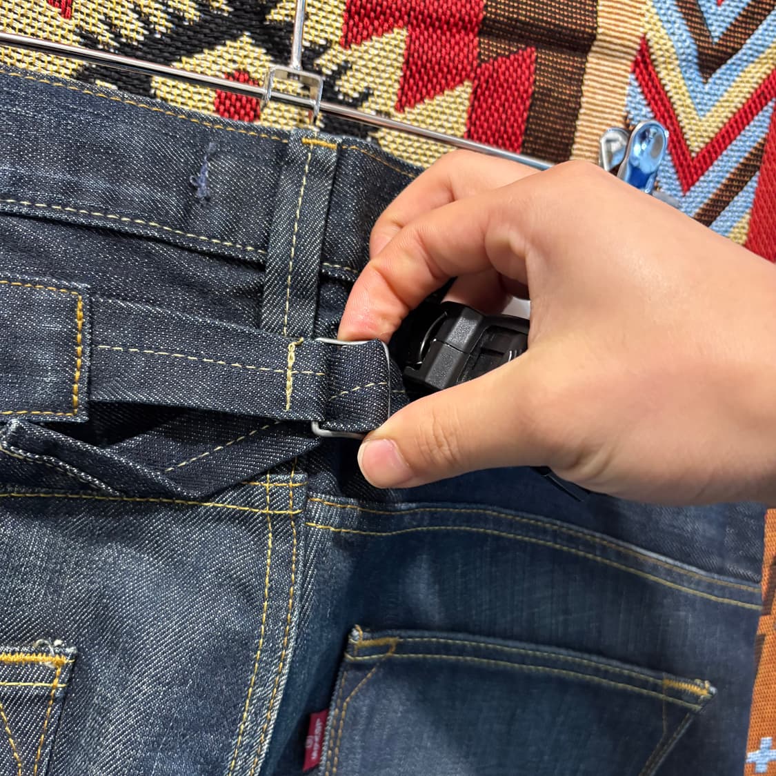 새상품)리바이스 503 Loose Fit 워싱 데님팬츠 상품이미지8