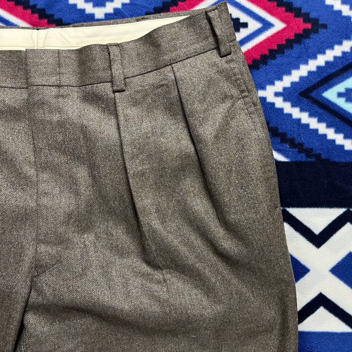 J.PRESS(제이프레스) 울  투턱 팬츠 (실측확인) 상품이미지2