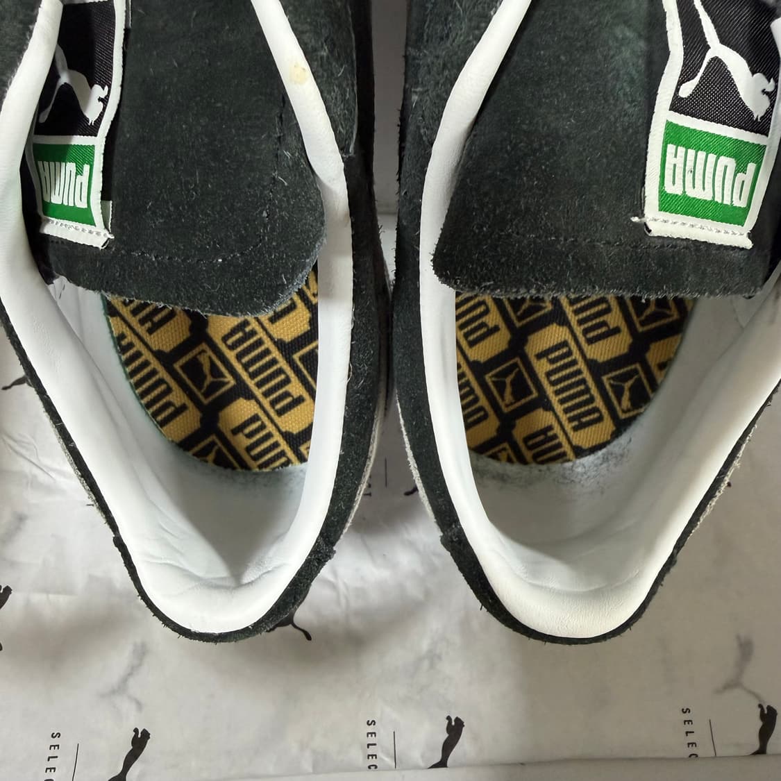 푸마 스웨이드 빈티지 블랙 화이트 280 상품이미지4