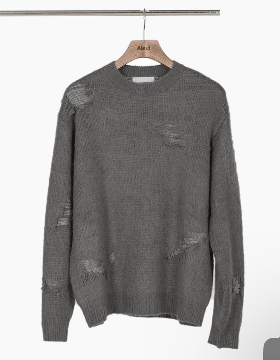 [48]아이엘 니트 그레이  상품이미지1