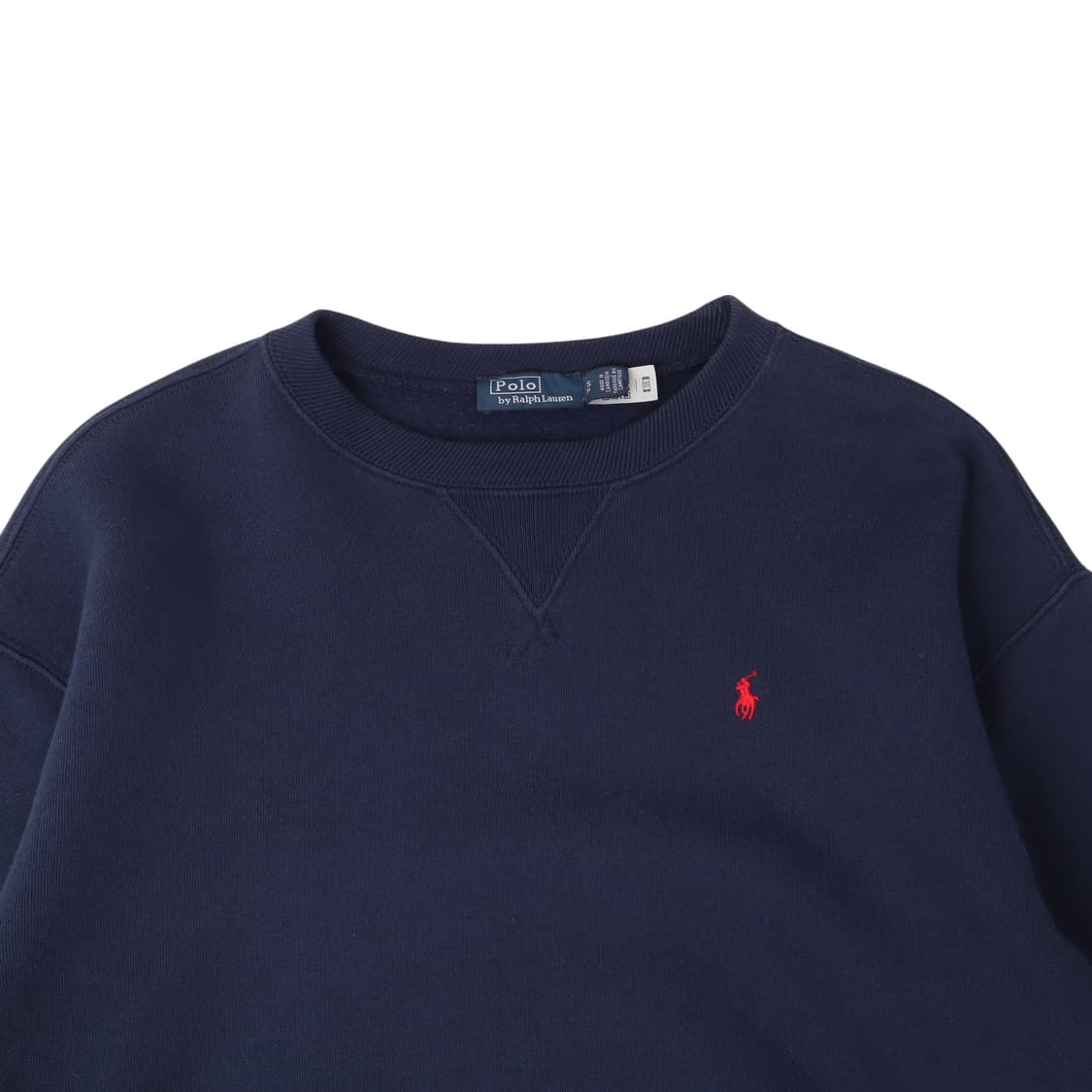 폴로 랄프로렌 신형 QR 네이비 크루넥 스웻셔츠 상품이미지2