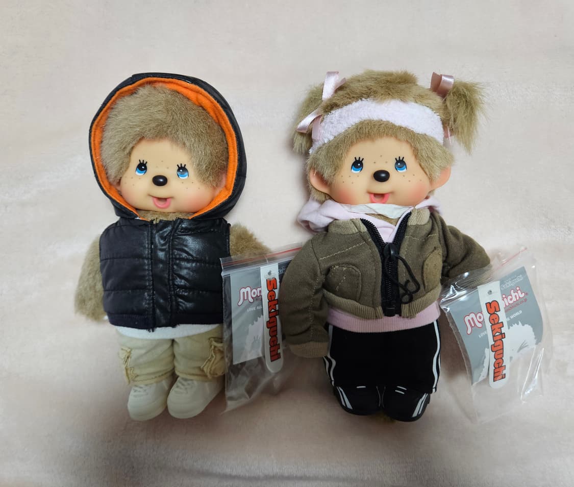 세트) 고전 겨울 패딩 몬치치 남아 여아 세트 상품이미지1