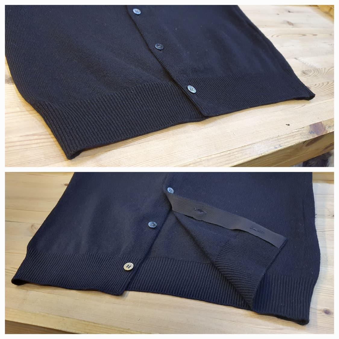 55.꼼데가르송 반팔가디건 상품이미지5