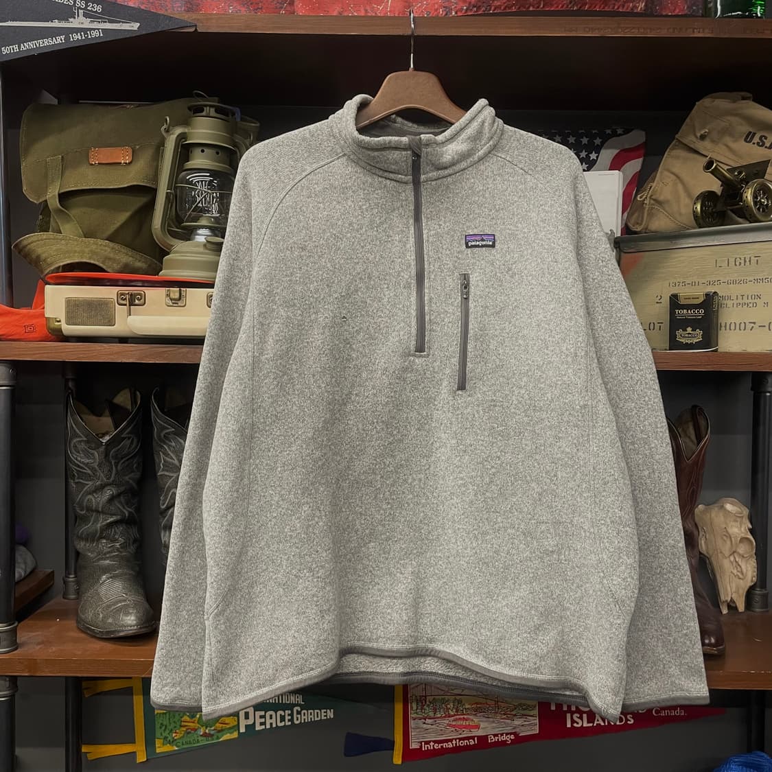 파타고니아 그레이 베터 스웨터 하프 집업 플리스 자켓 N290 상품이미지1