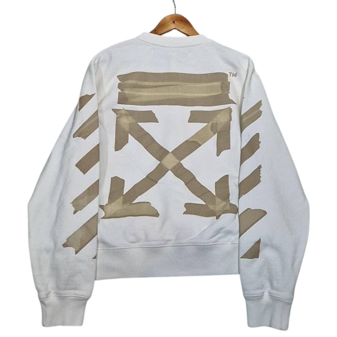 Off White 오프화이트 테이프 에로우 맨투맨 상품이미지2