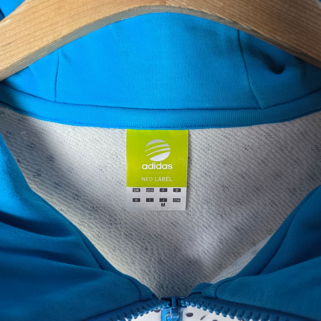 [Adidas] 아디다스 도트 화이트 후드집업 상품이미지5