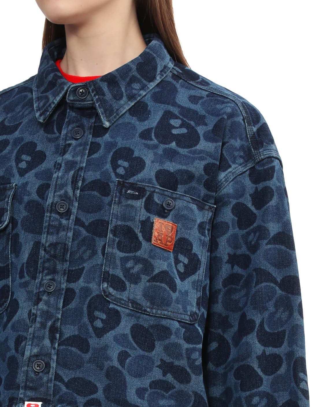 (오더) 베이프 APEE 25SS 카모 데님 자켓 상품이미지4