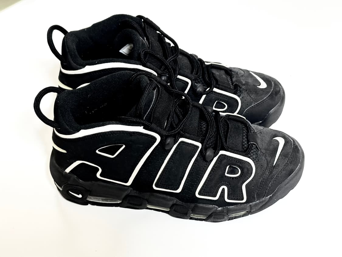 나이키 에어 모어 업템포 검흰 260 OG 상품이미지3